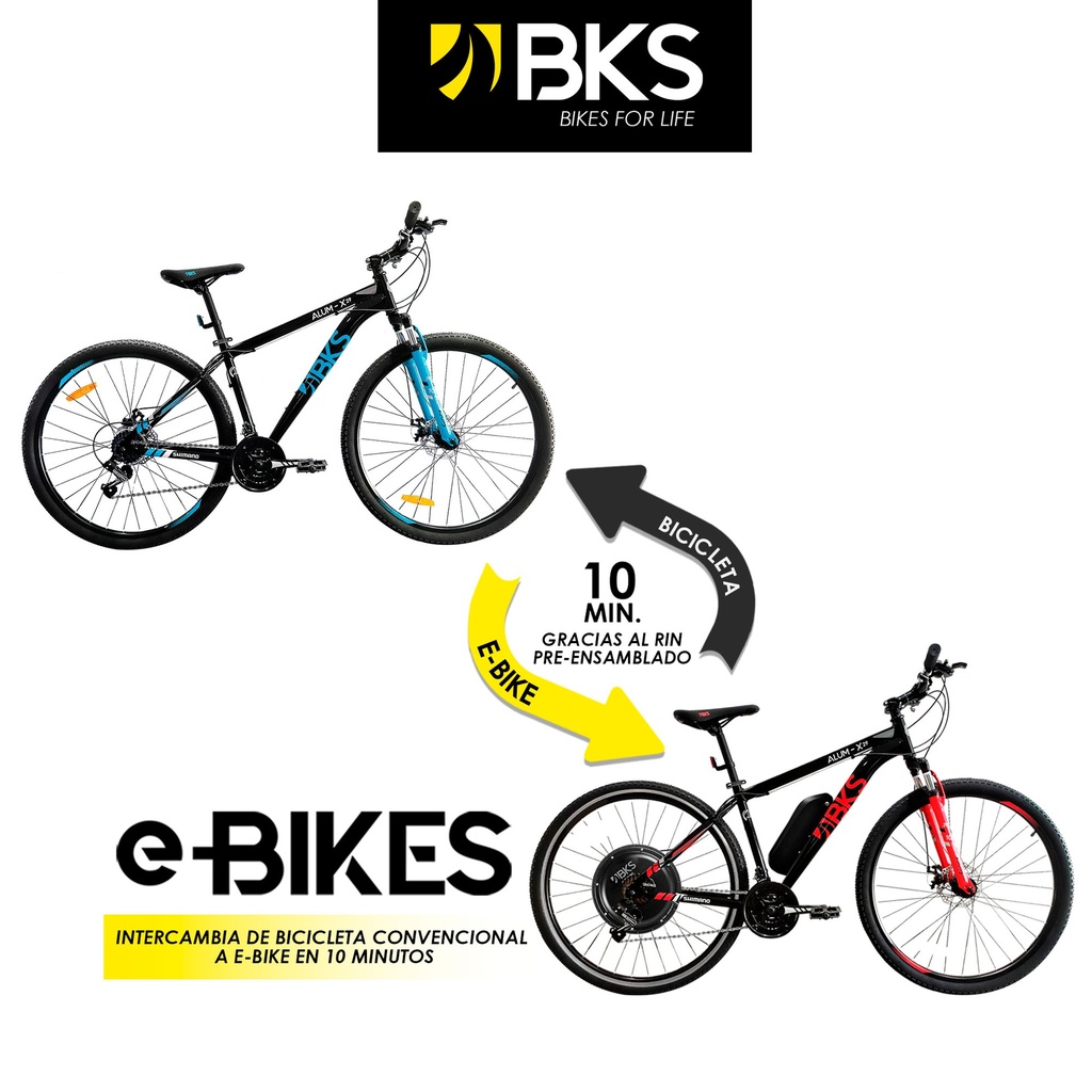 Kit Convertidor a Bicicleta Eléctrica Bks URBAN 29" 48V 500W