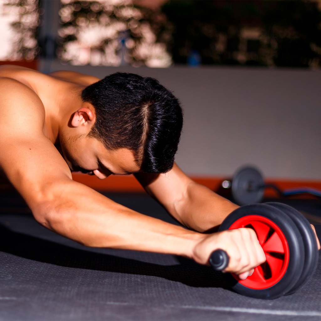 Ejercitador de Abdominales K6 de Doble Rueda