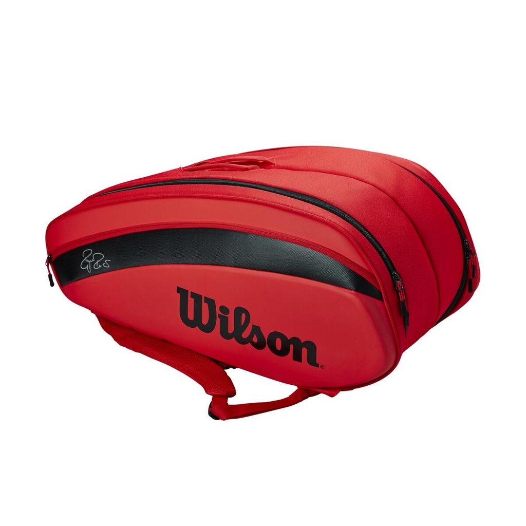 Bolso de Tenis Wilson Roger Federer Dna 12Pk (ROJO) (Z600100)