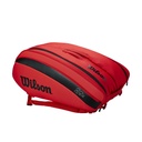 Bolso de Tenis Wilson Roger Federer Dna 12Pk (ROJO) (Z600100)