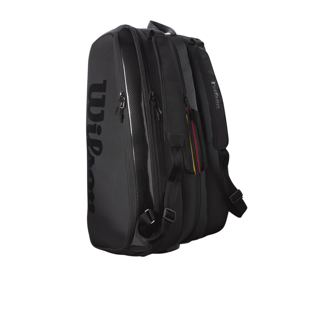 Bolso de Tenis Wilson Super Tour 15 Pk Pro Staff Negro