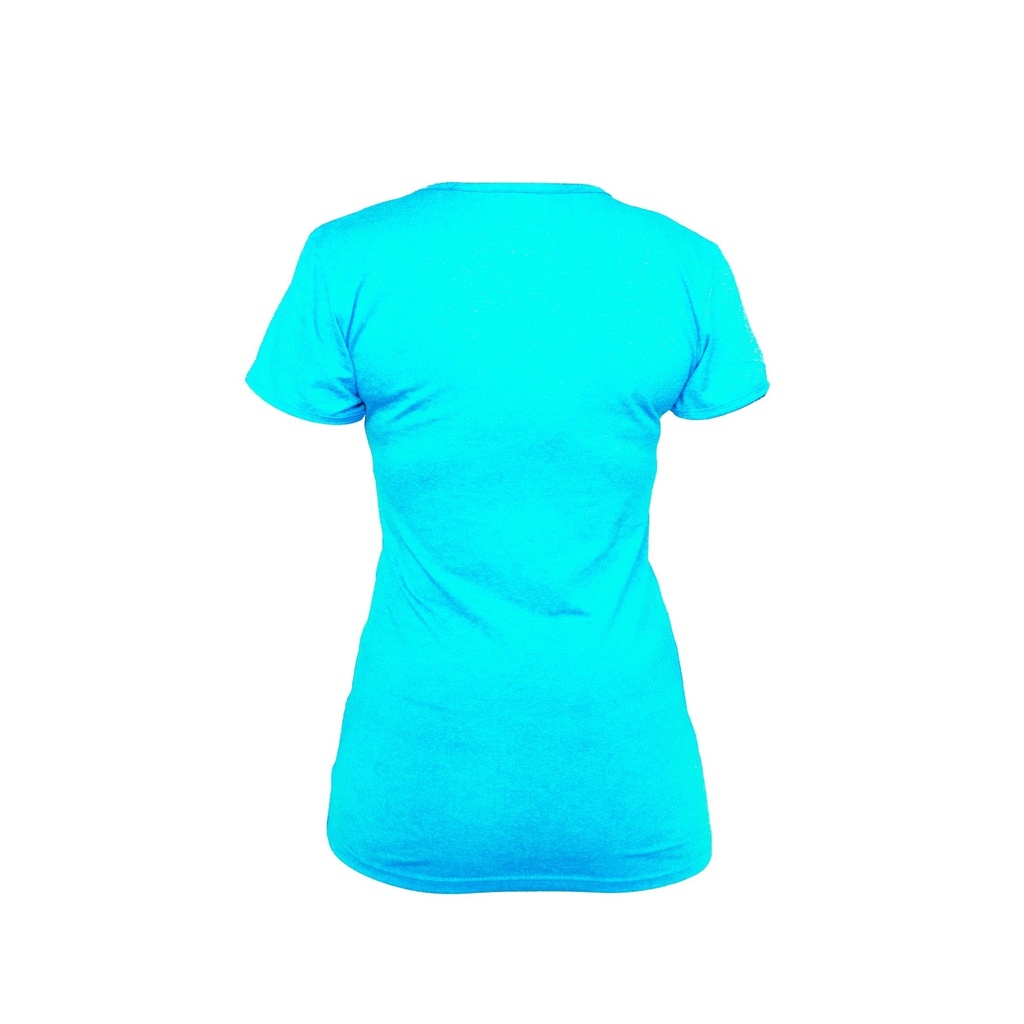Camiseta Wilson Polyspun Cuello en V Turquesa 85934 Dama