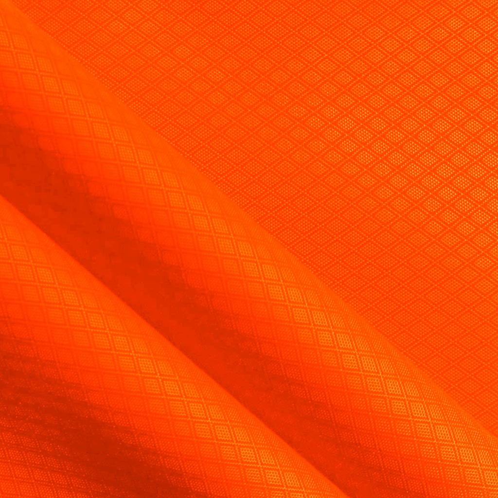 Tela Ripstop Naranja Poliester Lamindo 410D - 345g/m Rollo 50mt