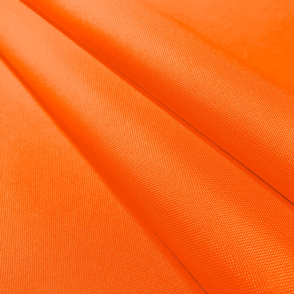 Loneta de Poliéster Naranja 210D - 115G/M Rollo 50mt