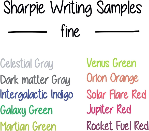 Fine Sharpie Cosmic Tx16