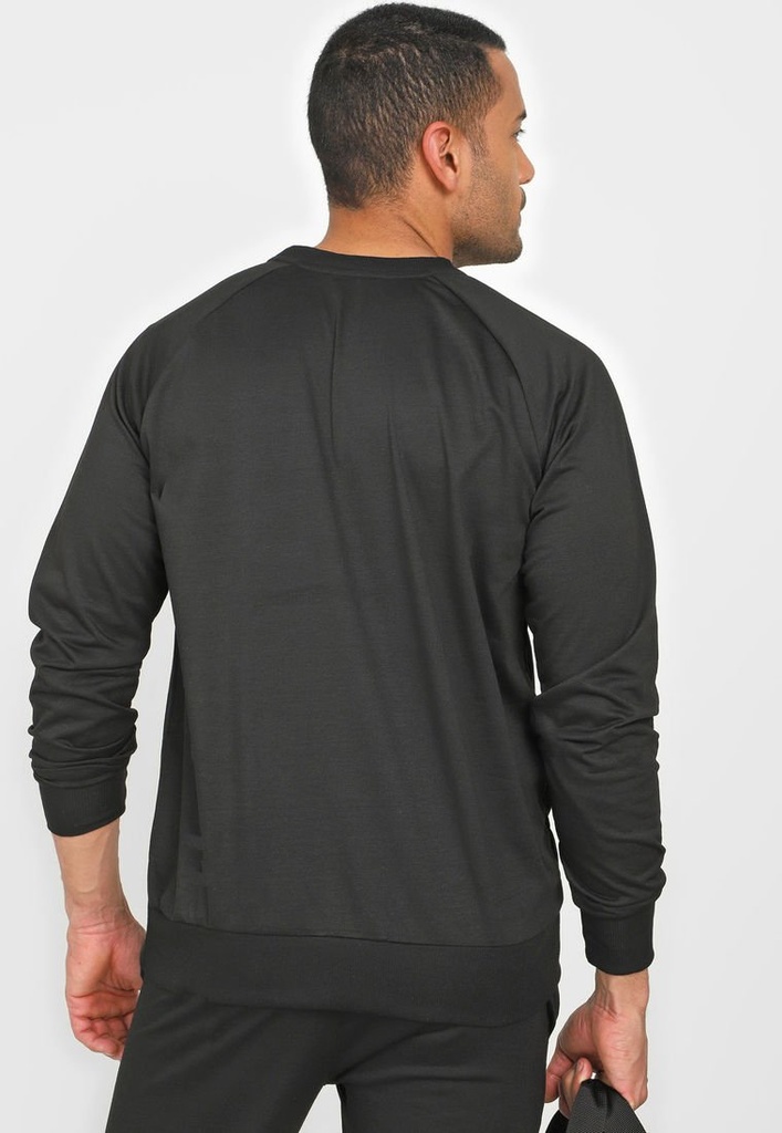 Sudadera Wilson con Cierre French Terry Caballero 98483 Negro