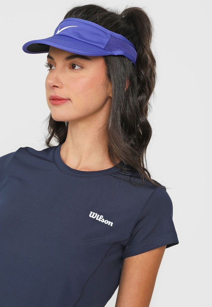 Playera Wilson Cuello Redondo Ultra Light  Dama 58986 Marino