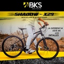 Bicicleta MTB Rin 29" Bks SHADOW-X 24 Vel Adultos