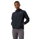 Chaqueta de mujer New Balance Cortaviento Negro