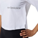 Camiseta de Mujer New Balance Essentials Graphic Blanco