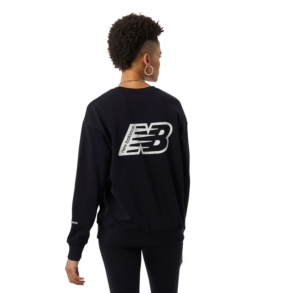 Sueter de Mujer New Balance Essentials Crew Negra