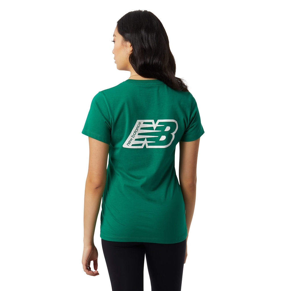 Camiseta de Mujer New Balance Essentials Verde