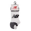 Media Corta New Balance No Show Run 3 Pack Blanco