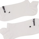 Media Corta Run Flat Knit No Show Blanco