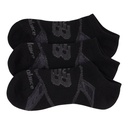 Media Corta Performance No Show 3 Pack Negro
