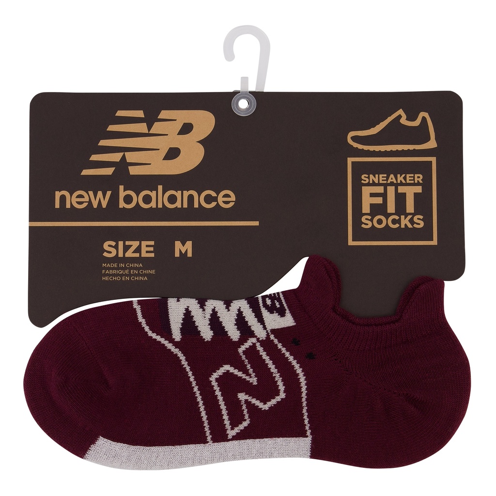 Media Corta New Balance Sneaker No Show Vinotinto