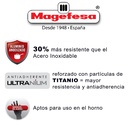 Sartén Antiadherente Gourmet Aluminio Anodizado Magefesa