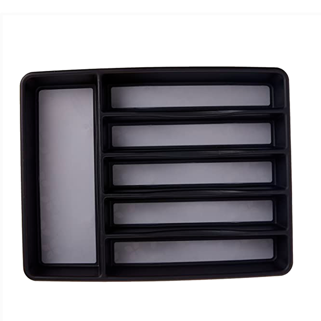 Organizador de cubiertos No-Slip Negro Rubbermaid
