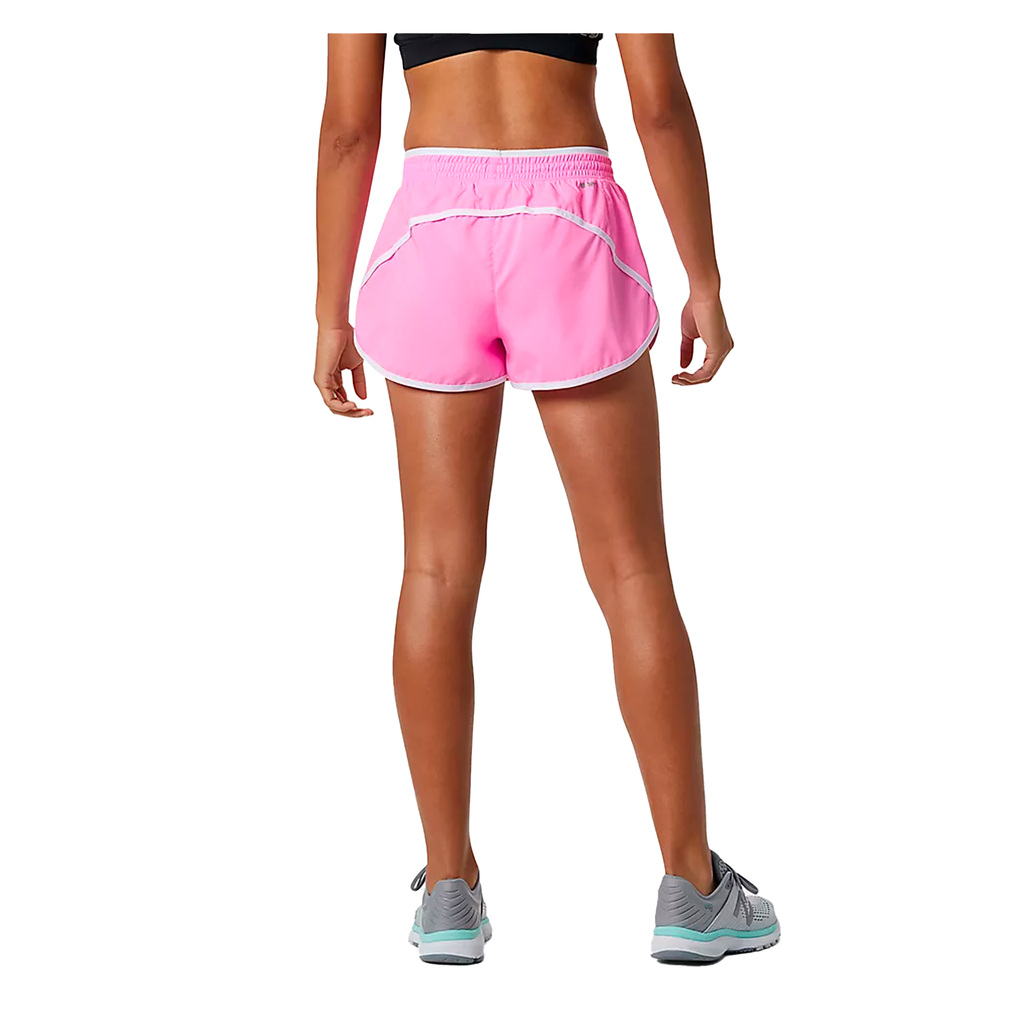 Short de Mujer New Balance Accelerate Rosado/Blanco