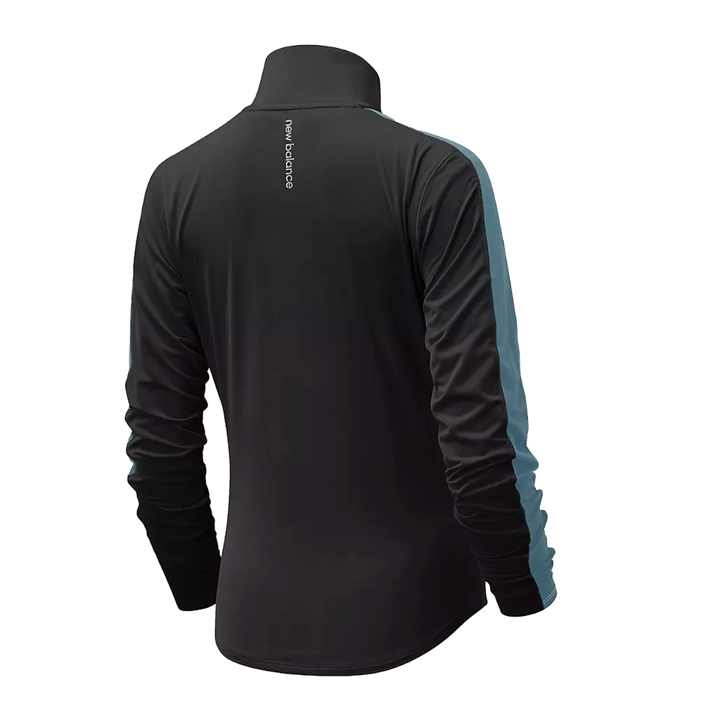 Chaqueta de mujer New Balance Accelerate Half Zip Negro