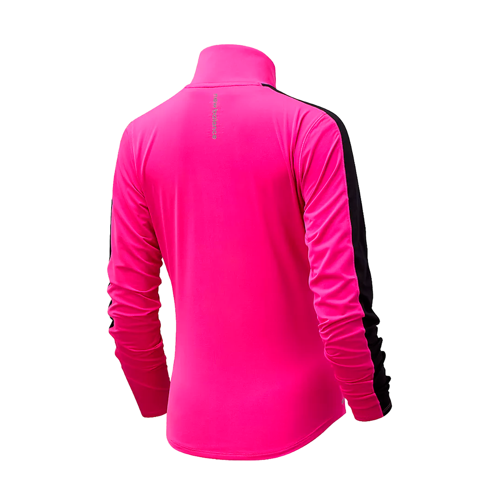 Chaqueta de mujer New Balance Accelerate Fucsia