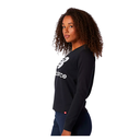 Sudadera de Mujer Ml New Balance Essentials Crew Fleece Negro