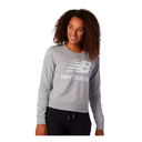 Sudadera de Mujer Ml New Balance Essentials Crew Fleece Gris