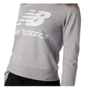 Sudadera de Mujer Ml New Balance Essentials Crew Fleece Gris