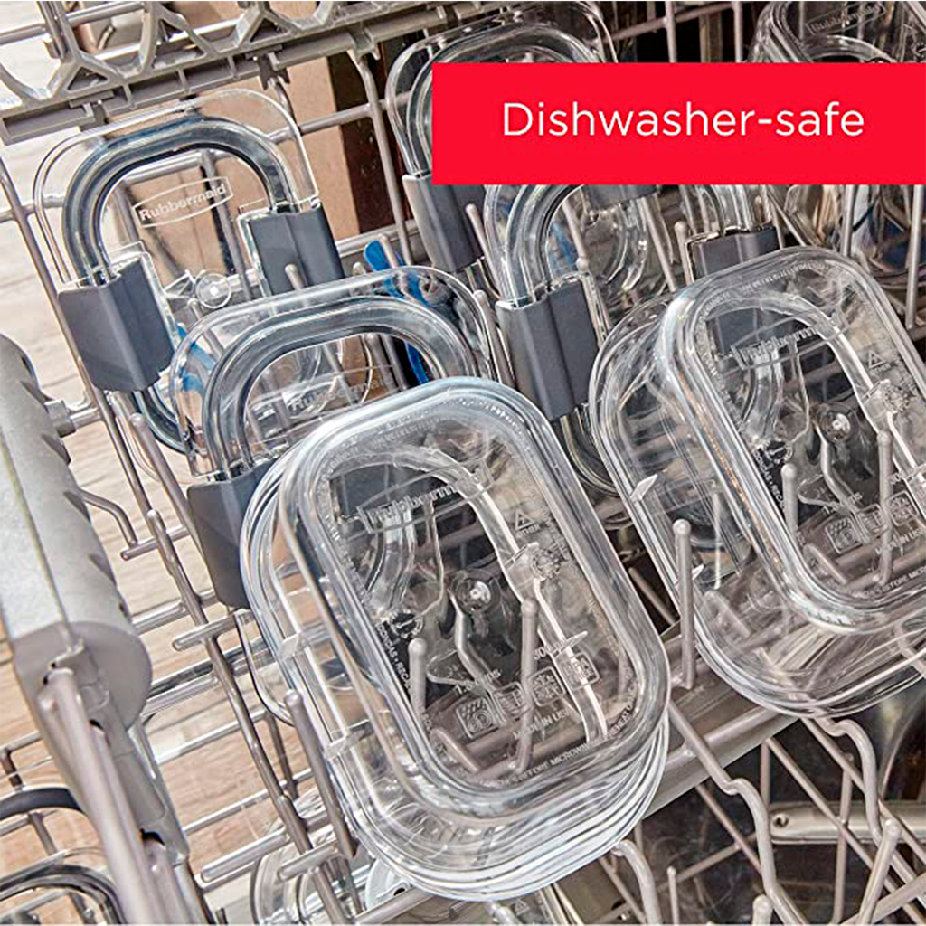 Set De 3 Recipientes Cierre Hermético Brilliance Rubbermaid