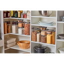 Envases 20 piezas de profundidad media con Cierre Hermético transparente Brilliance Rubbermaid