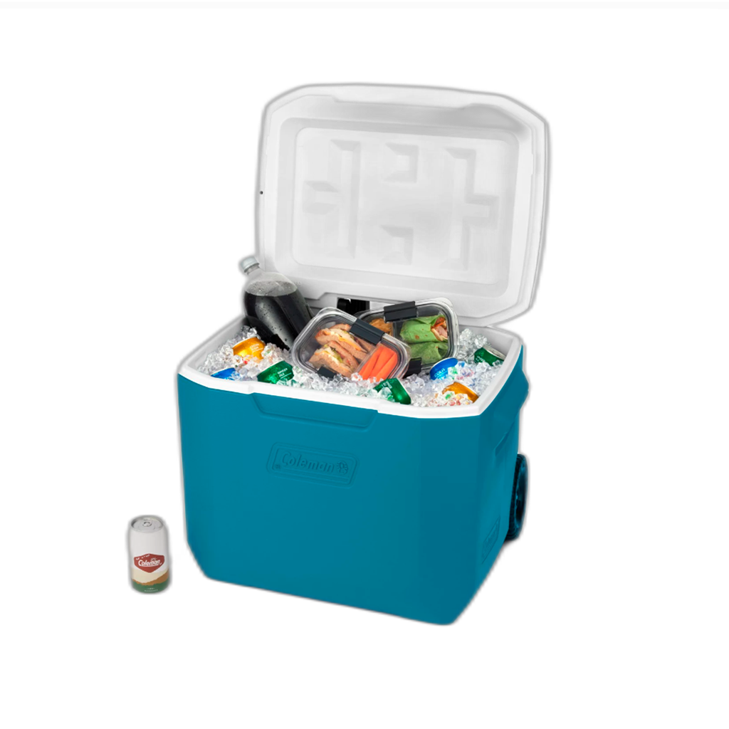 Cava con ruedas de 60 QT Coleman Chiller™ Azul