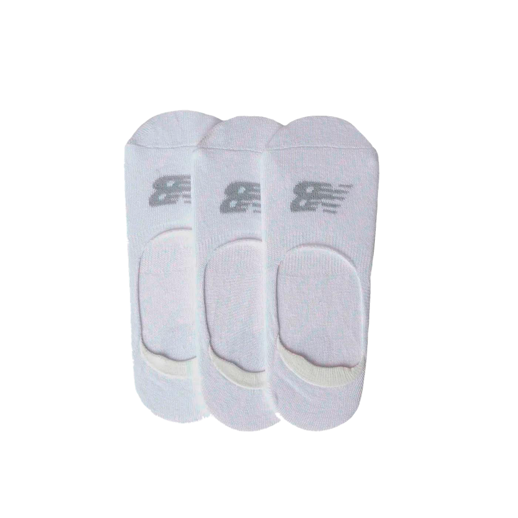 Media Extra Corta New Balance Unseen Liner 3 Pack Blanco