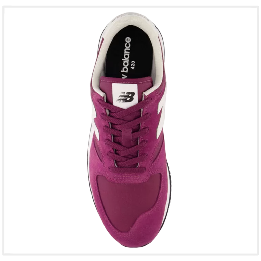 Zapato de Hombre New Balance 420 V2 Vinotinto/Blanco