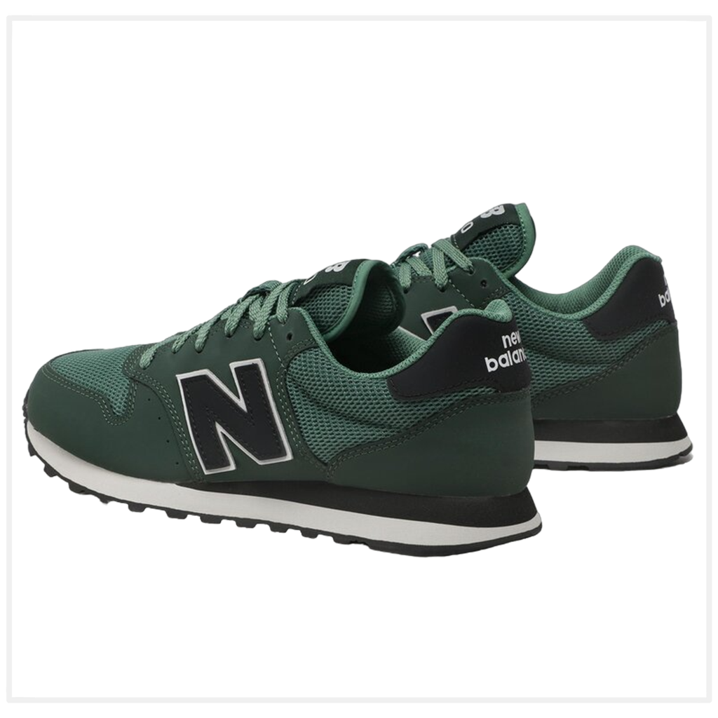 Zapato de Hombre New Balance 500 Verde/Negro