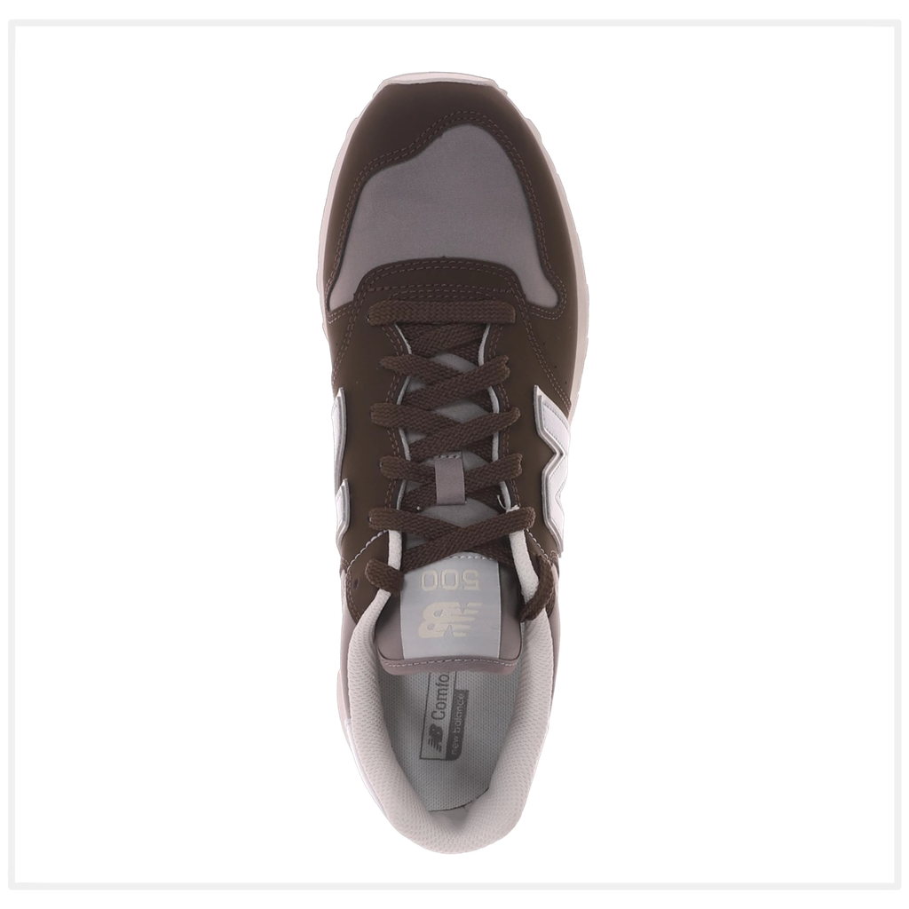 Zapato de Hombre New Balance 500 Vinotinto/Gris