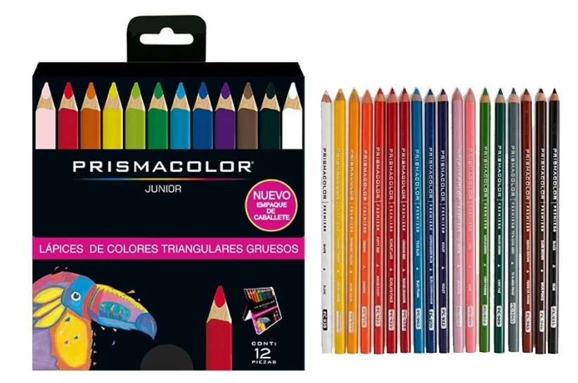 Colores Tri Prismacolor x 12