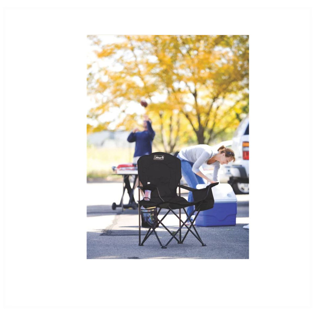 Silla Plegable Coleman Cooler Quad con Enfriador de Bebidas