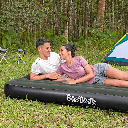 Colchón Inflable Queen con Bomba Recargable Bestway Tritech 2.03m x 1.52m x 25cm 