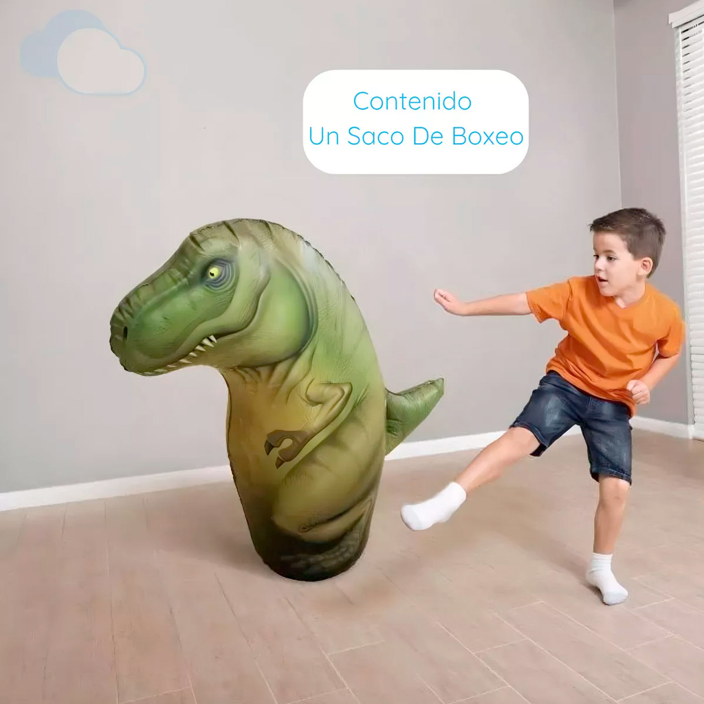 Porfiado Muñeco Inflable Bestway de Dinosaurio Infantil