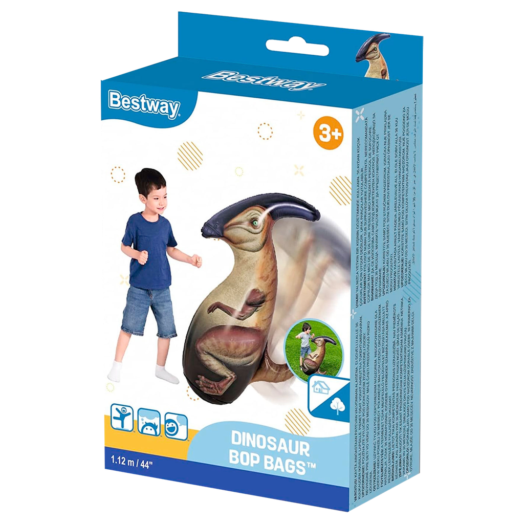 Porfiado Muñeco Inflable Bestway de Dinosaurio Infantil