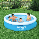 Set de Piscina Inflable Redonda y Bomba de Filtrado Bestway Fast Set 3.05m x 66cm