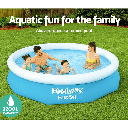 Set de Piscina Inflable Redonda y Bomba de Filtrado Bestway Fast Set 3.05m x 66cm