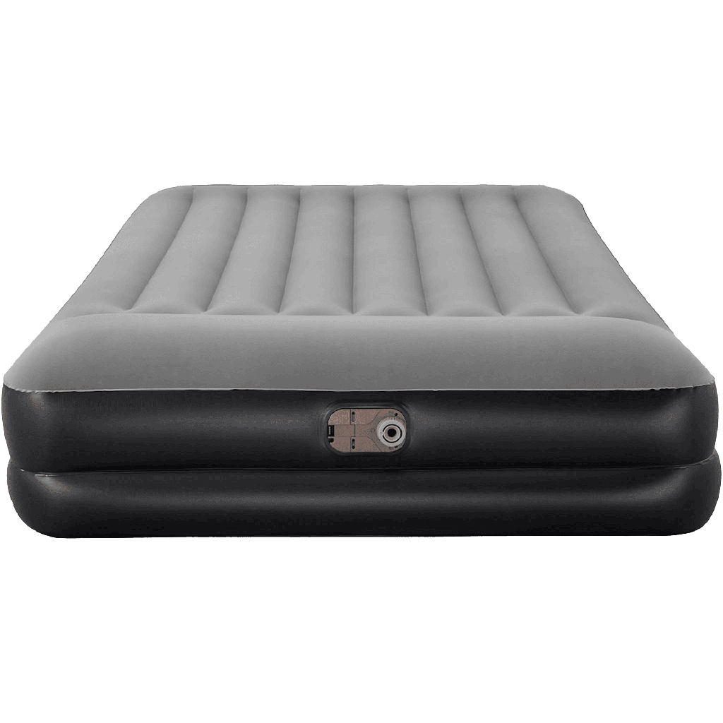 Colchón Inflable Queen con Bomba De Aire Integrada Bestway Tritech 2.03m x 1.52m x 46cm