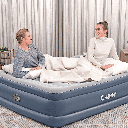 Colchón Inflable Queen con Bomba De Aire Integrada Bestway Tritech 2.03m x 1.52m x 46cm