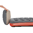 Colchón Inflable Queen Bestway  Roll & Relax Pavillo 1.88m x 99cm x 22cm