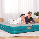 Colchón Inflable Queen con Bomba Recargable Bestway AlwayzAire Fortech 2.03 m x 1.52 m x 36 cm