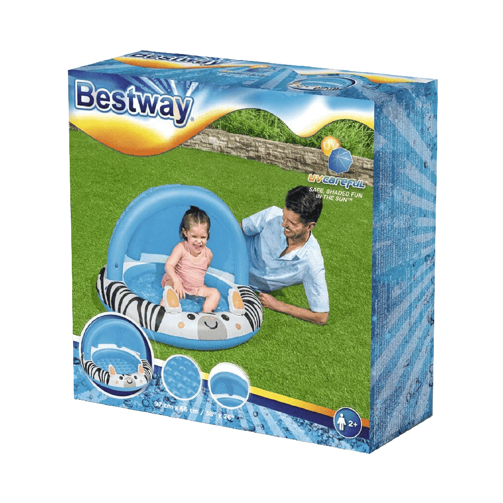 Piscina para Niños Bestway Safari con Protección UV 97cm x 66cm