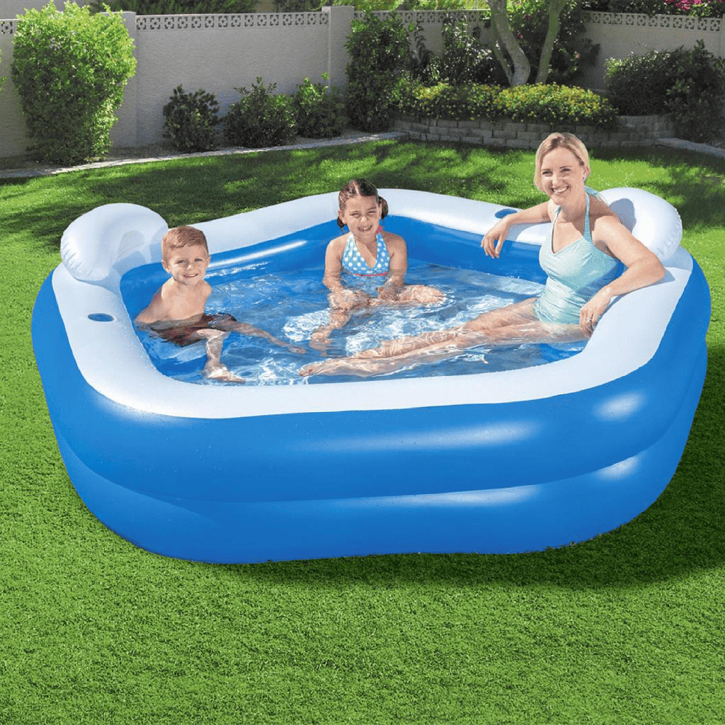 Piscina Inflable Familiar Bestway Backyard Oasis 2.13m x 2.06m x 69cm 