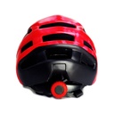 Casco de Bicicleta para Adultos BKS MTB H360 (Negro-Rojo)