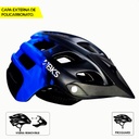 Casco de Bicicleta para Adultos BKS MTB H360 (Negro-Azul)